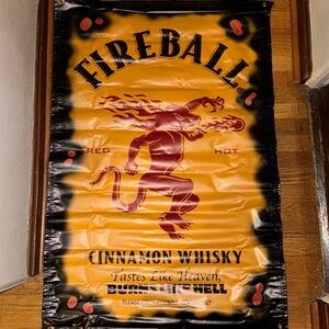 Fireball Cinnamon Whisky - 5ft x 3ft vinyl promo sign